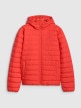 mini: Męska kurtka puchowa pikowana 4F 4FWAW25TDJAM598 - czerwona (16)