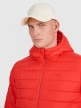 mini: Męska kurtka puchowa pikowana 4F 4FWAW25TDJAM598 - czerwona (4)