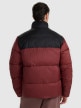 mini: Męska kurtka puchowa pikowana 4F 4FWAW25TDJAM601 - bordowa (7)