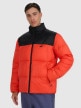  4F Męska kurtka puchowa pikowana 4F 4FWAW25TDJAM601  czerwona Czerwony