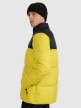 mini: Męska kurtka puchowa pikowana 4F 4FWAW25TDJAM601 - żółta (3)