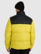 mini: Męska kurtka puchowa pikowana 4F 4FWAW25TDJAM601 - żółta (7)