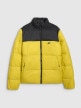 mini: Męska kurtka puchowa pikowana 4F 4FWAW25TDJAM601 - żółta (10)