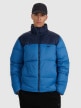  4F Męska kurtka puchowa pikowana 4F 4FWAW25TDJAM601  niebieska Niebieski