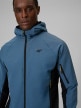 mini: Męska kurtka trekkingowa softshell 4F 4FRSS26TSOFM644 - denim (4)
