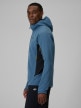 mini: Męska kurtka trekkingowa softshell 4F 4FRSS26TSOFM644 - denim (3)