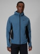 mini: Męska kurtka trekkingowa softshell 4F 4FRSS26TSOFM644 - denim (1)