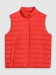 mini: Męski bezrękawnik puchowy 4F 4FWAW25TVJAM224 - czerwony (8)