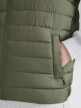 mini: Męski bezrękawnik puchowy pikowany 4F 4FWAW25TVJAM225 - oliwkowy (5)