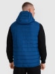 mini: Męski bezrękawnik puchowy pikowany 4F 4FWAW25TVJAM225 - niebieski (5)