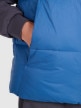 mini: Męski bezrękawnik puchowy pikowany 4F 4FWAW25TVJAM229 - niebieski (5)