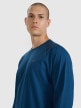 mini: Męski longsleeve basic 4F 4FWAW25TLONM474 - granatowy (4)