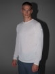 mini: Męski longsleeve do biegania 4F 4FWAW25TFLOM413 - biały (5)
