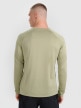mini: Męski longsleeve do biegania 4F 4FWAW25TFLOM413 - oliwkowy (7)