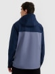 mini: Męski softshell rozpinany z kapturem 4F 4FRSS25TSOFM436 - granatowy (8)
