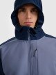 mini: Męski softshell rozpinany z kapturem 4F 4FRSS25TSOFM436 - granatowy (6)