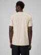 mini: Męski t-shirt basic 4F 4FRSS26TTSHM3637 - beżowy (6)
