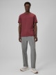 mini: Męski t-shirt basic 4F 4FRSS26TTSHM3637 - burgundowy (5)