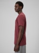 mini: Męski t-shirt basic 4F 4FRSS26TTSHM3637 - burgundowy (3)