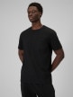  4F Męski tshirt basic 4F 4FRSS26TTSHM3637  czarny Czarny