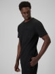 mini: Męski t-shirt basic 4F 4FRSS26TTSHM3637 - czarny (3)