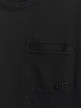 mini: Męski t-shirt basic 4F 4FRSS26TTSHM3637 - czarny (8)