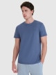  4F Męski tshirt basic 4F 4FWMM00TTSHM2256  niebieski Niebieski