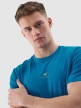 mini: Męski t-shirt basic 4F 4FWSS24TTSHM1282 - niebieski (2)