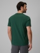 mini: Męski t-shirt bez nadruku 4F 4FRSS26TTSHM3973 - zielony (4)