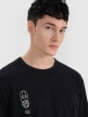 mini: Męski t-shirt oversize 4F 4FRSS25TTSHM2652 - czarny (4)