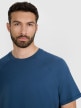 mini: Męski t-shirt oversize 4F 4FWAW25TTSHM2360 - niebieski (3)