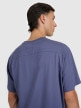 mini: Męski t-shirt oversize z nadrukiem 4F 4FWAW25TTSHM2401 - niebieski (5)