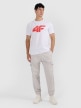 mini: Męski t-shirt z nadrukiem 4F 4FRMM00TTSHM3251 - biały (2)