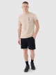 mini: Męski t-shirt z nadrukiem 4F 4FRSS25TTSHM2689 - beżowy (3)