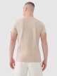 mini: Męski t-shirt z nadrukiem 4F 4FRSS25TTSHM2690 - beżowy (3)