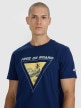 mini: Męski t-shirt z nadrukiem 4F 4FRSS25TTSHM3155 - granatowy (4)