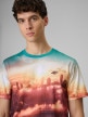 mini: Męski t-shirt z nadrukiem 4F 4FRSS26TTSHM3639 - multikolor (3)