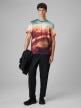 mini: Męski t-shirt z nadrukiem 4F 4FRSS26TTSHM3639 - multikolor (2)