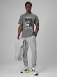 mini: Męski t-shirt z nadrukiem 4F 4FRSS26TTSHM3769 - szary (2)