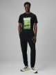 mini: Męski t-shirt z nadrukiem 4F 4FRSS26TTSHM3770 - czarny (2)