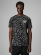  4F Męski tshirt z nadrukiem 4F 4FRSS26TTSHM3773  czarny Czarny