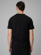 mini: Męski t-shirt z nadrukiem 4F 4FRSS26TTSHM3775 - czarny (4)
