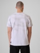 mini: Męski t-shirt z nadrukiem 4F 4FRSS26TTSHM3807 - biały (4)