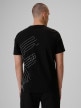 mini: Męski t-shirt z nadrukiem 4F 4FRSS26TTSHM3809 - czarny (4)