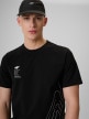 mini: Męski t-shirt z nadrukiem 4F 4FRSS26TTSHM3809 - czarny (3)