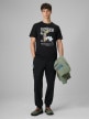 mini: Męski t-shirt z nadrukiem 4F 4FRSS26TTSHM3811 - czarny (2)