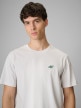 mini: Męski t-shirt z nadrukiem 4F 4FRSS26TTSHM3814 - biały (3)