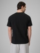 mini: Męski t-shirt z nadrukiem 4F 4FRSS26TTSHM3818 - czarny (4)