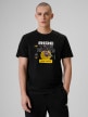 mini: Męski t-shirt z nadrukiem 4F 4FRSS26TTSHM3874 - czarny (1)