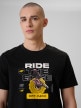 mini: Męski t-shirt z nadrukiem 4F 4FRSS26TTSHM3874 - czarny (3)